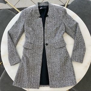 Zara Inverted Lapel Frock Coat
